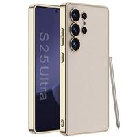 Gambar baru !!! Case S25 Ultra Plus ORIGINAL Leather Premium Samsung Galaxy Electroplated Material Cover Casing S25ultra S25plus - Wine Red, S25 Ultra dari chic cellular undefined 4 Tokopedia