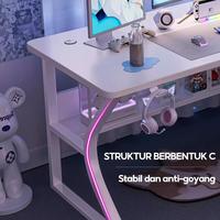 Gambar [Pengiriman dari Surabaya] KUCA Meja Gaming Meja Komputer Meja Belajar Meja Gaming Meja Gaming 120x60 Meja Belajar Meja Kantor Meja Belajar Aesthetic [ Garansi 5 Tahun ] - 100 CM dari Maulana Olss undefined 5 Tokopedia