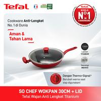 Gambar Tefal Wajan Induksi Anti Lengket So Chef Wokpan 30cm + Tutup / Wok Pan dari Tefal Indonesia Official undefined 3 Tokopedia