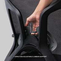 Gambar Rexus NC4 / NC-4 Ergonomic Office Chair Kursi Kantor Adjustable Headrest - Light Gray dari Starcomp Semarang undefined 4 Tokopedia