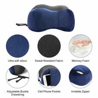Gambar Promo U Shaped Memory Foam Neck Pillows Soft Travel Pillow Massage Neck Pillow Sleeping Airplane Pillow Cervical Healthcare Bedding dari KASTIL MART undefined 2 Tokopedia