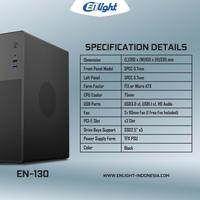 Gambar CASING ENLIGHT EN-130 + 300 Watt MINI ITX - MICRO ATX non FAN dari Pazcom undefined 4 Tokopedia