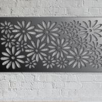 Gambar (WA-NT-003) Wall Art Motif Bunga (Plat Besi) dari ProgenioShop undefined 2 Tokopedia