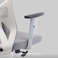 Gambar Rexus NC4 / NC-4 Ergonomic Office Chair Kursi Kantor Adjustable Headrest - Light Gray dari Starcomp Semarang undefined 3 Tokopedia
