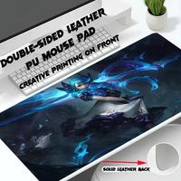 Gambar Gwen League Of Legends Mouse Pad Size For Office Mat Desk Gamer Waterproof Table Mat Gameing PU Leather Couple XXL dari Splyce Edward undefined 3 Tokopedia
