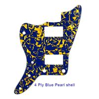 Gambar Guitar Parts Pickguards With 13 Screws For Left Handed Fender US Jazzmaster Guitar With PAF Humbucker Scratch Plate Replacement dari Nine Chronicle undefined 4 Tokopedia