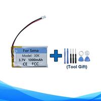 Gambar Tools Gift + Original Replaces 1000mAh Battery For Sena 30K Helmet Bluetooth Headset Headphone Batterie Accumulator AKKU dari toko selalu set undefined 1 Tokopedia