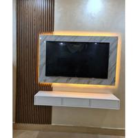 Gambar Backdrop Tv / meja tv ruang keluarga dari cuainteriors undefined 1 Tokopedia