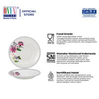 Gambar 6 Pcs, Piring Makan 9 inch Melamin Seiv - 1809S Motif - Gladys dari Onyx Melamin undefined 3 Tokopedia