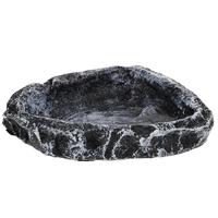 Gambar Reptile Water Basin Tortoise Habitat Accessories Snake Bowl Pet Stone Plate Feeding Container Resin dari Space General undefined 2 Tokopedia