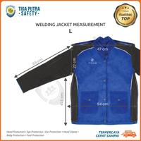 Gambar Jaket Las Full Kulit / Welding Jacket Leather Safety Pelindung Kulit ** - L dari PORTS STORE undefined 5 Tokopedia