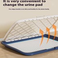Gambar Pet Dog Toilet Tray with Removable Mesh, Reusable Plastic Pee Pad Holder for Indoor Puppy Potty Training dari PoMaster undefined 3 Tokopedia