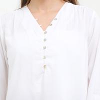 Gambar Hush Puppies Blouse Wanita Lovita White - L dari Hush Puppies Official Store undefined 4 Tokopedia