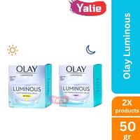 Gambar Olay Luminous Light Perfecting Day Cream 50Ml/Night Cream/Serum 30Ml/ Olay White Radiance Essence Serum Niacinamide Cica/Vitamin C/Hyaluronic Acid Super Serum Light Perfecting Essence/Advanced Whitening 7Ml 30Ml Pelembab Wajah Pemutih 30 Ml Esens Dewy dari Refani Beauty undefined 2 Tokopedia