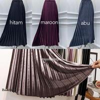 Gambar Rok Plisket Beludru Bludru Skirt Velvet Polos Mayung Panjang Dewasa Premium Berkualitas - Hitam dari Banbantor undefined 2 Tokopedia