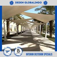 Gambar Kanopi Membrane Free Desain dan Custom Ukuran By Sharp Point - Solusi Atap Taman Modern dari Deden Globalindo undefined 2 Tokopedia