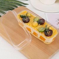 Gambar mika box dessert persegi panjang 250ml / tray box mika dessert premium / cup mika puding tiramisu / kotak mika persegi panjang / tempat cheescake / cheesecuit / cup kue korean dessert box dari abcagyak undefined 1 Tokopedia