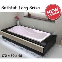 Gambar NEW Bathtub Bak Mandi Long Bathub Briza Model Tanam MARBLE 170 - Bathtub + Avur dari CV. Pusat Kreasi undefined 1 Tokopedia