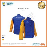 Gambar Jaket Las Full Kulit / Welding Jacket Leather Safety Pelindung Kulit ** - L dari PORTS STORE undefined 4 Tokopedia