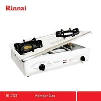Gambar RINNAI Kompor Rinnai 2 Tungku Turbo RI-712T Stainless Steel dari Galaxy Electronic Bali undefined 2 Tokopedia