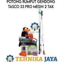Gambar Tasco 33 PRO Mesin Potong Rumput Gendong Bensin - De Technika dari DE TECHNIKA undefined 1 Tokopedia