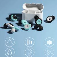 Gambar Silicone Eartips Earplug Renang Anti Air Penyumbat Telinga Anti Bising Untuk Tidur Dengan Dua Pasang Kepala Pengganti Dan Tempat Penyimpanan - Putih dari Lucky Haven undefined 3 Tokopedia