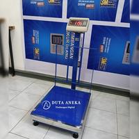 Gambar timbangan duduk digital merk YH-T7+E kap 100kg -500kg size 45x60cm platfom stainless dari toko duta aneka undefined 3 Tokopedia