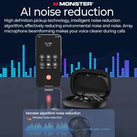 Gambar Monster MH22156 Original Bone Conduction TWS Wireless Earphones Bluetooth 5.3 Nirkabel Air Tulang Konduksi OWS Headset IPX7 Noise Reduction HIFI Stereo Headphones Untuk Android/IOS Dengan Mic Original Terbaik Ready - Hitam dari Inferno Reborn undefined 5 Tokopedia