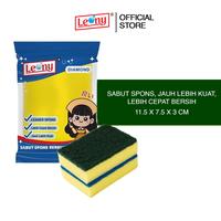 Gambar Kangsapu Sabut Spons Leony Diamond Extra Kuat Cuci Piring Anti Noda Peralatan Masak - 1 Pcs dari Kang Sapu undefined 1 Tokopedia