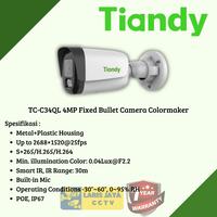 Gambar IP CAMERA CCTV TIANDY TC-C34QL 4MP AUDIO COLORFULL POE ONVIF OUTDOOR - Lensa 2.8M dari Laris Jaya CCTV undefined 1 Tokopedia