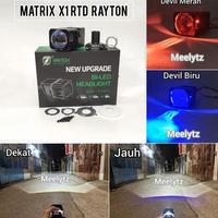 Gambar Projector Biled Matrix X1 1.5Inc Rtd Rayton Low 40Watt High 50Watt Jamin Terang Plus Devil Eye - BIRU dari JAYA UTOMO. undefined 1 Tokopedia