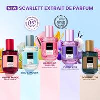 Gambar Scarlett Whitening Eau De Parfum (EDP) 100% Original Extrait De Parfum Sweet Memories Dreamy passionate euphoria La foret fairy velvet rouge golden elixir minyak wangi tahan lama wanita pria unisex cewe cowo jolly purple kiss garden whisper biru samudra - Sweet memories dari Megai Otomotif undefined 2 Tokopedia