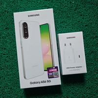 Gambar New/baru samsung galaxy a56 8/256gb warna awesome lightgray segel plastikan free adaptor charger ori resmi indonesia dari Bakul Duit Shop undefined 1 Tokopedia
