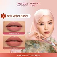 Gambar [NEW SHADES!] WARDAH Matte Lip Cream 4 g - Warna Intense dan Tahan Lama - Matte Finish - Teksture Creamy Liptint-Lip-Stain-Lipgloss-Lipstik-Lip Tint-Lip Matte-Lipstick-Lipcream-Lip Cream- Glossy Lip Longlasting Waterproof Tahan Lama- Makeup - 29 Blushin'it dari SNEIGHER undefined 2 Tokopedia