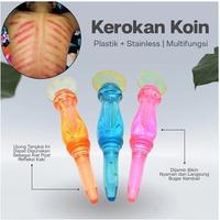Gambar Kerokan Koin / Kerikan / Alat Kerik Badan UNTUK MASUK ANGIN DAN REFLEXY / Alat Kerokan Ujung 2 Sisi Fungsi Kerokan Koin Kerik Badan Dan Pijat - MITRAMKASSAR dari Mitramakassar undefined 3 Tokopedia