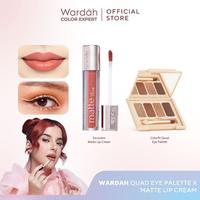 Gambar [BUNDLE] WARDAH Paket Colorfit Quad Eye Palette + Matte Lip Cream - Makeup - Cool Summer dari SNEIGHER undefined 1 Tokopedia