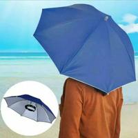 Gambar Payung Kepala, praktis, bervariasi ukuran dan warna - 50cm, Biru tua/navy dari Gudang Nak Bali Denpasar undefined 4 Tokopedia