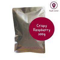 Gambar Keripik buah freeze dried raspberry rasberi lokal asli fruit powder dari Fruit Monkeys undefined 2 Tokopedia