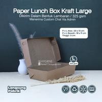 Gambar PAPER LUNCH BOX / KOTAK MAKAN KERTAS LAMINASI ECO KRAFT SEMUA UK - XS dari Hygiene Indonesia undefined 5 Tokopedia