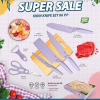 Gambar Pisau Set KIRIN knife KUS-KS06 PP Ungu dari TiyaAryst undefined 2 Tokopedia