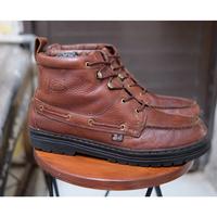 Gambar Sepatu Boots Moc toe Moctoe Justin Boot Leather Kulit Rugged Vintage not Timberland Red Wing Dr Martens Paraboot Kleman Clarks Selvedge Caterpillar dari Onfeety undefined 1 Tokopedia
