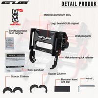 Gambar GUB P30 PRO NEW Quick Release Phone Holder HP Dudukan Ponsel Motor Sepeda Aluminium Aloy - GUB P30 PRO, Hitam dari Bfs123 undefined 5 Tokopedia