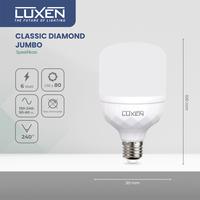 Gambar Luxen Lampu LED Classic Jumbo 6 Watt Cahaya Putih dan Kuning - Putih dari Luxen Indonesia_NEW undefined 2 Tokopedia