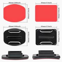Gambar Helmet Adhesive Sticky Flat Curved Mount For GoPro Hero 12 11 10 9 8 7 6 5 4 Insta360 X2 X3 DJI Osmo Action 3 Camera Accessories - G dari serasawera 52 undefined 2 Tokopedia