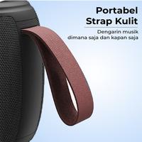 Gambar Speaker Portable Bluetooth Kisonli Q16 / Q-16 Bluetooth Speaker RGB Super Bass 1200mAh Garansi 1 Tahun - Abu-abu dari BintangRayaKomputer undefined 3 Tokopedia