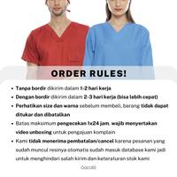 Gambar READY TANPA PO!! Baju OK / Baju Jaga / Baju Scrub Dokter/ Baju OKA - Matcha, XS dari Sacolle undefined 5 Tokopedia