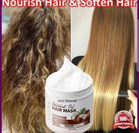 Gambar Masker rambut kelapa coconut hair mask masker rambut halus memperbaiki rambut kusut melembutkan rambut ujung bercabang 500gr DL - 1 PCS dari THE STAR OFC undefined 2 Tokopedia