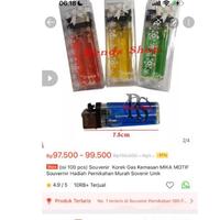Gambar Termurah !! (isi 100 pcs) Souvenir Korek Gas Kemasan MIKA MOTIF Souvernir Hadiah Pernikahan Murah Sovenir Unik - TANPA KARTU dari SUPRIADEY undefined 3 Tokopedia