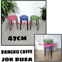 Gambar Metalindo Bangku Bar Tinggi 75Cm Bangku Caffe Bangku Counter Bangku Busa Kursi Baso Kursi Warung Bangku Bulat Bangku Baso Kursi Baso Serbaguna Kursi Bar Tinggi dari Toko Maheza undefined 3 Tokopedia