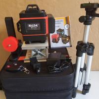 Gambar Laser level 16 line 4d HILDA pengukur dimensi cahaya hijau original - Hijau, Pakai Tripod dari R I M B A T E K N I K undefined 2 Tokopedia